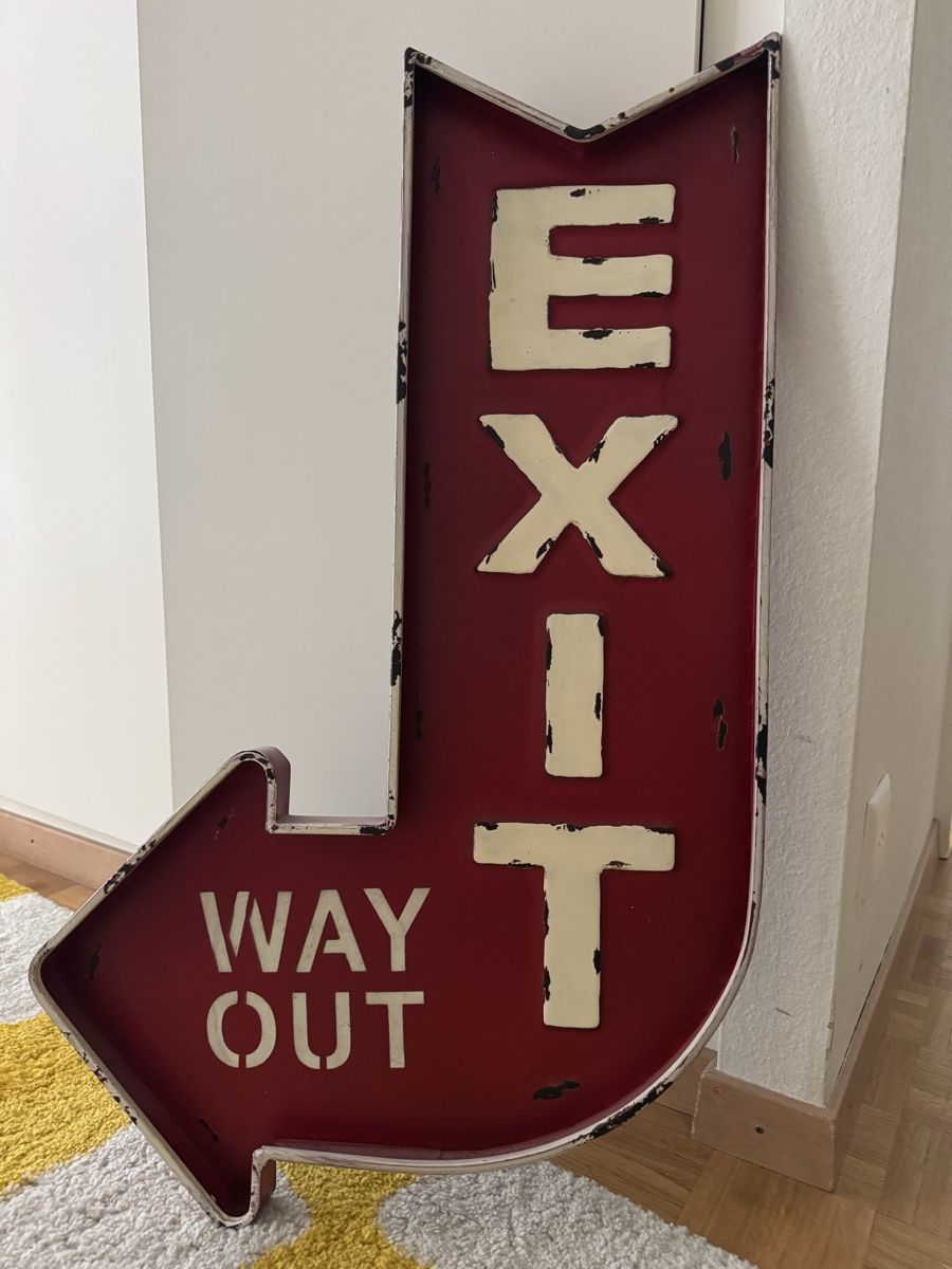 Maisons du monde Alle Dekorationen: Panneau exit  – Gebraucht aus Epalinges von mag_2vmv