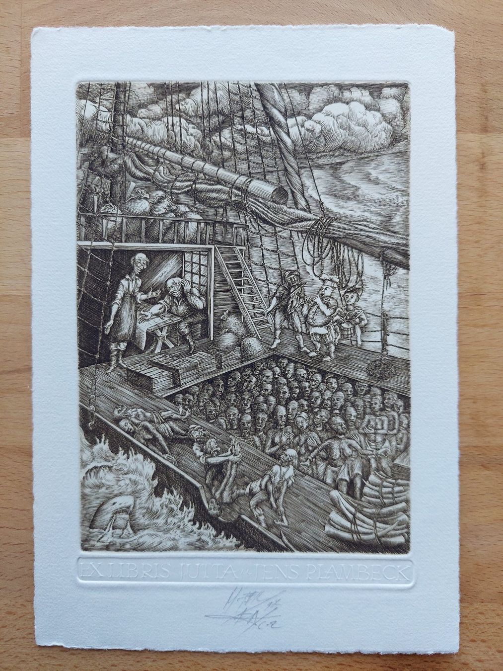 Dipinti: Exlibris Henryk Feilhauer - Original Radierung signiert – Usato da Obfelden venduto da Exlibris-Art 1