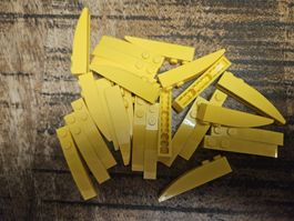 lego 42022 lot de 25 pièces Yellow Slope, Curved 6 x 1