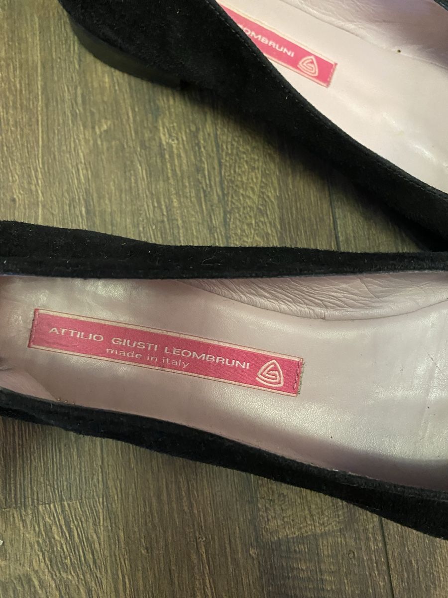 AGL Scarpe da donna: AGL Ballerina Schwarz Leder 40 – Usato da Büron venduto da Coerner 2