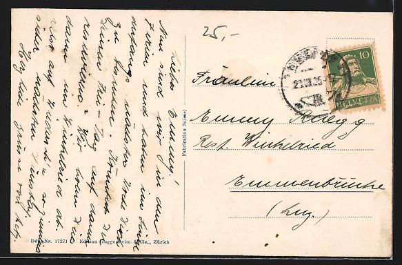 Cartes postales: AK Langenthal, Schulhäuser, 1925 – D'occasion à Berlin par bartko-reher 1