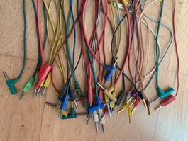 Laborlabel, Kabelbrücken, diverse, mit Bananenstecker