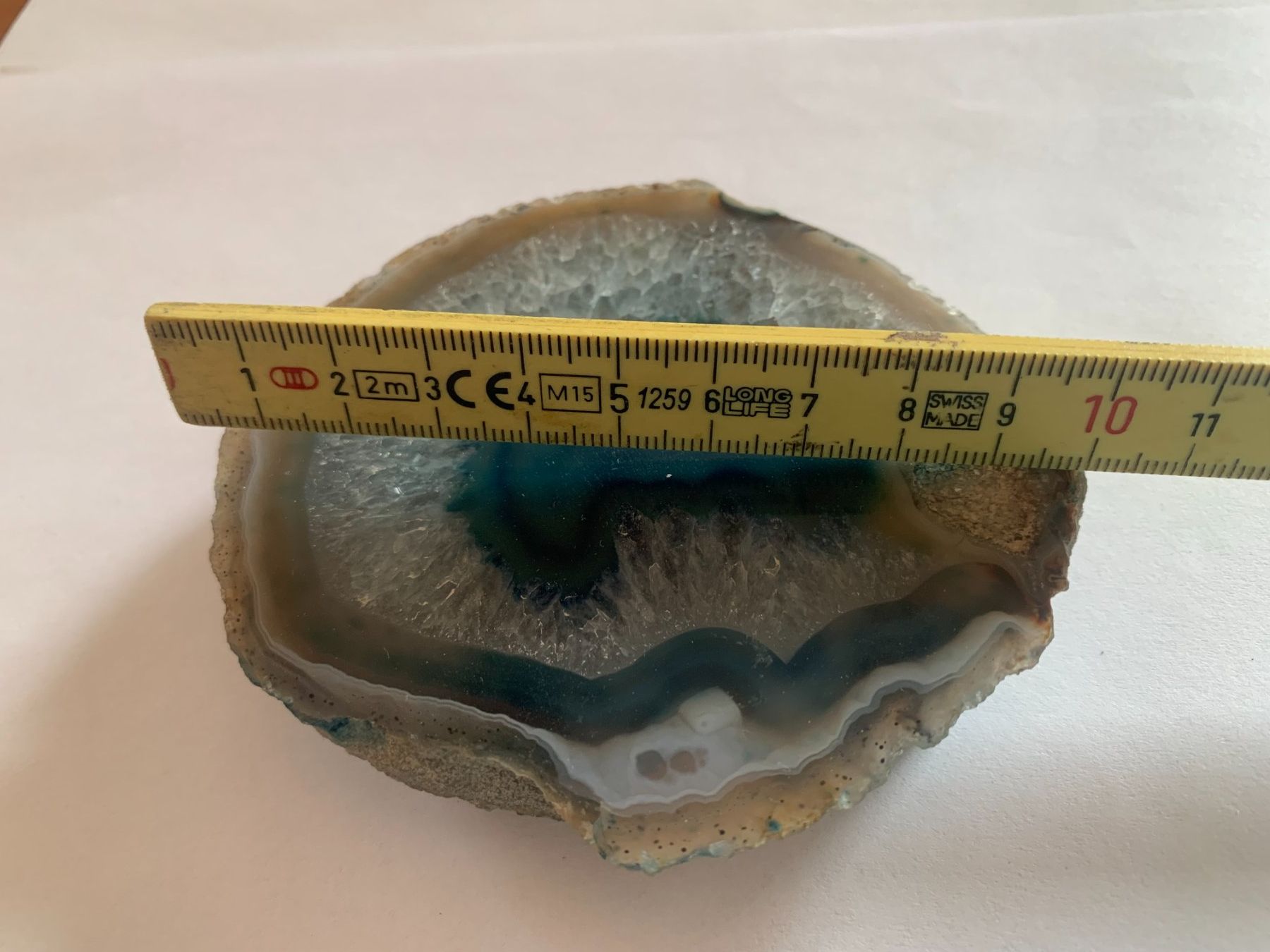 Minerali & Pietre curative: Achat Scheibe blau – Nuovo (secondo la descrizione) da Dättlikon venduto da Maurinie 1