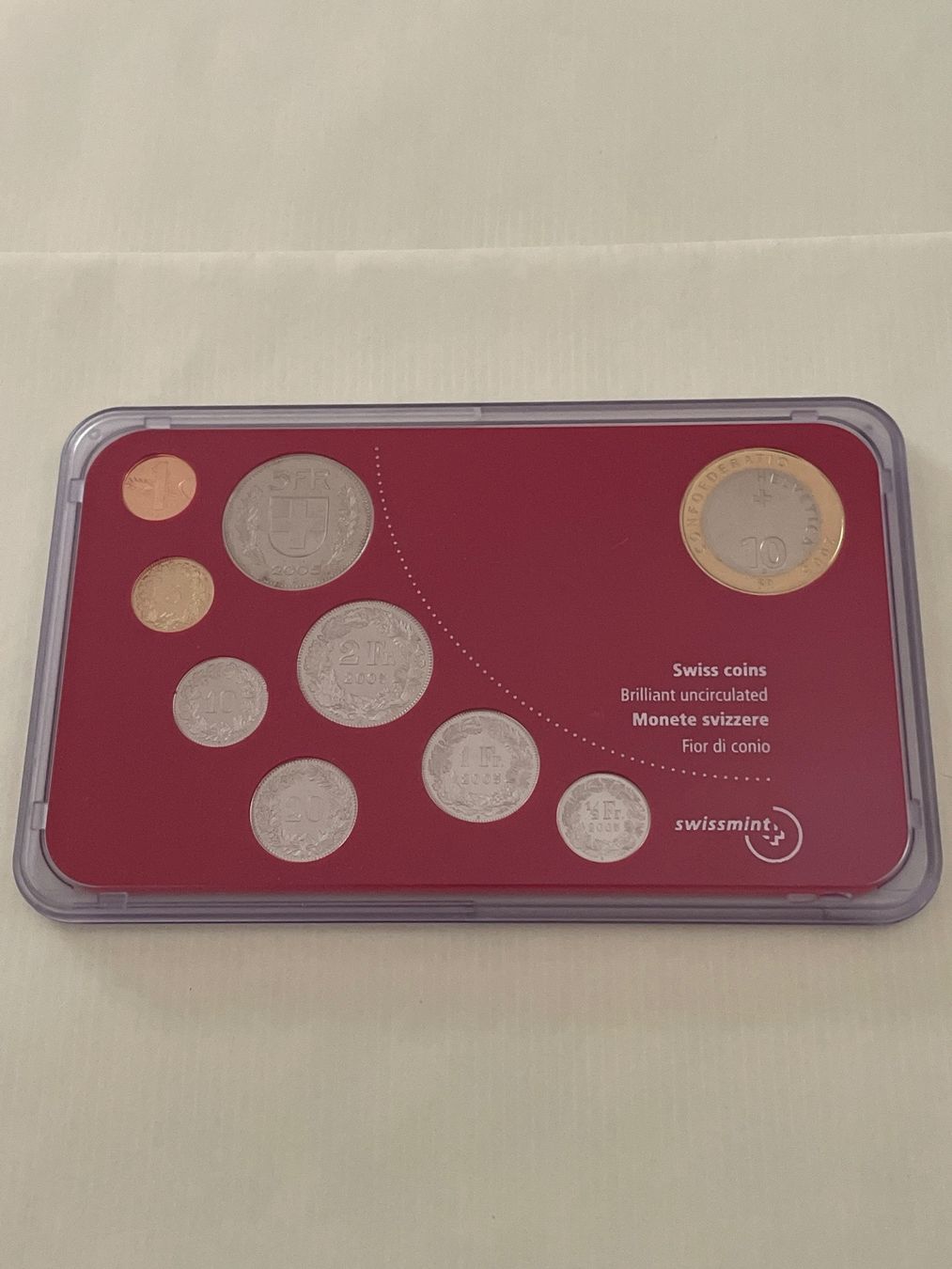 Alle Münzen: Münzsatz Schweiz 2005 Stgl – Neu und originalverpackt aus Schlossrued von Tkanada