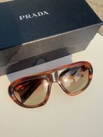 Prada Sonnenbrille, neu, Braun 