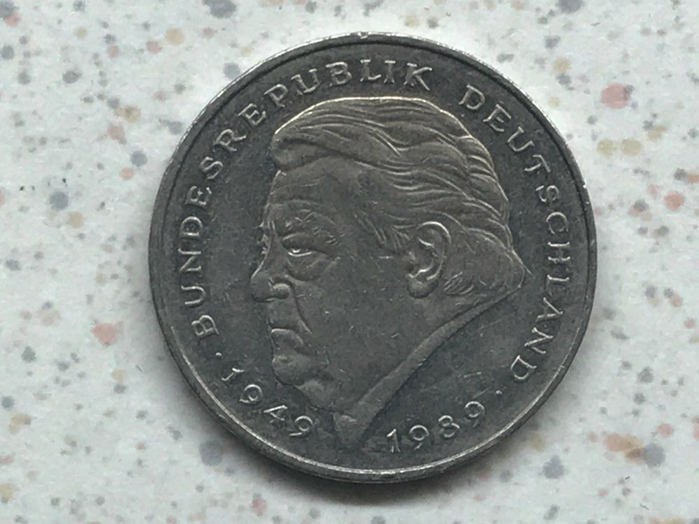 Deutschland 1989 2 Mark !! Kaufen auf Ricardo