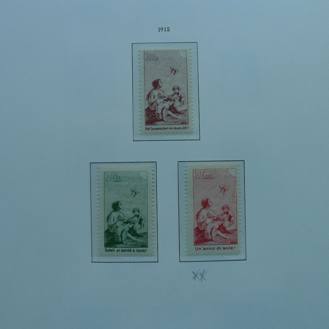 Alle Briefmarken: Sammlung Pro Juventute postfrisch ** (Vorläufer) Kat: 2400.- – Gebraucht aus Ebikon von SilvioFreund 1