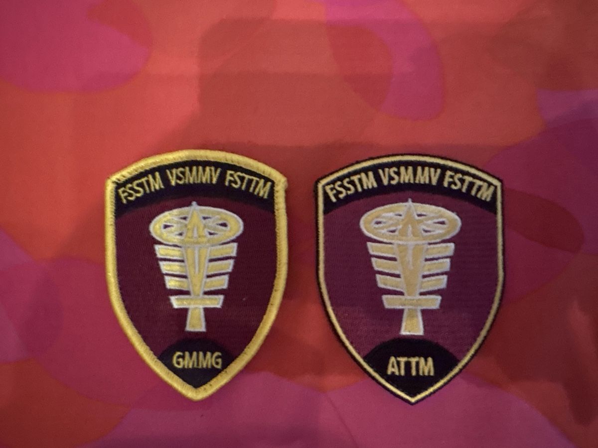 Schweizer Armee Placchette & Badge: 2 patch GMMG - ATTM – Nuovo (secondo la descrizione) da Melano venduto da LAP117