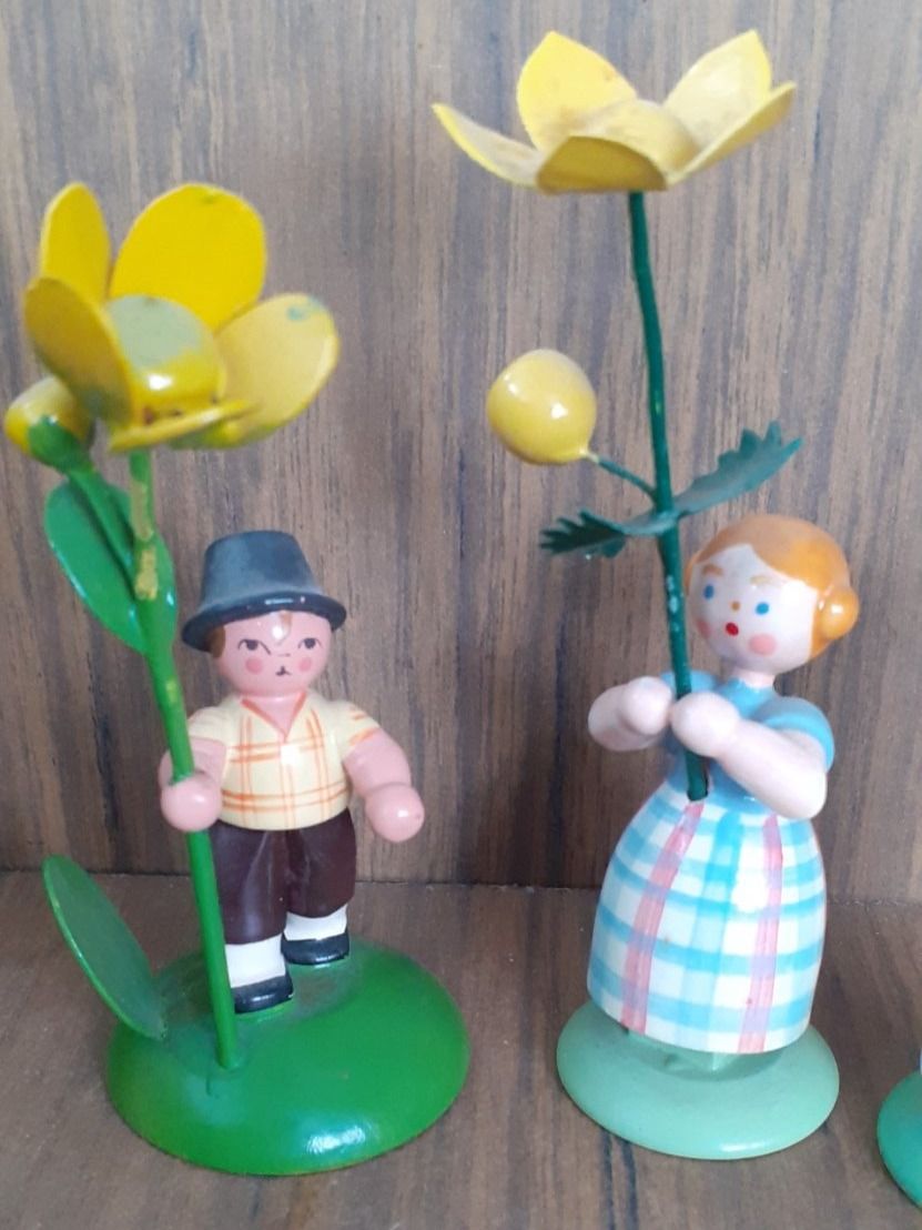 Figuren: Erzgebirge Blumenkinder Lot – Gebraucht aus Mörschwil von wunderkiste44 3