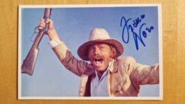 Franco Nero, Original Autogramm auf Foto in Farbe