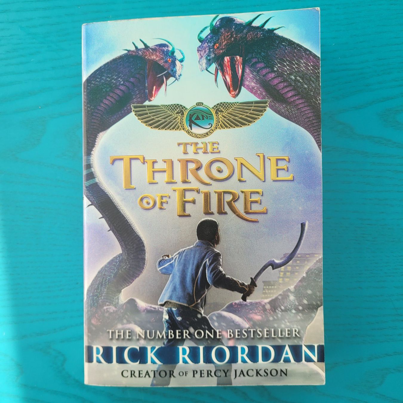 Libri: Rick Riordan- The throne of fire – Usato da SCHÜBELBACH venduto da CoKaHa