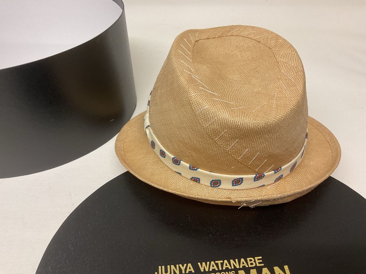 Copricapi, berretti & cappellini: Strohhut, Junya Watanabe, Comme Des Garçon  – Nuovo (secondo la descrizione) da Zürich venduto da -Panoptikum- 3