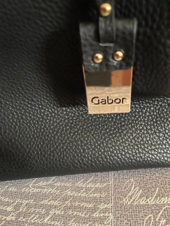 Gabor Handtasche aus Lederimitat, Schwarz, Top Zustand!