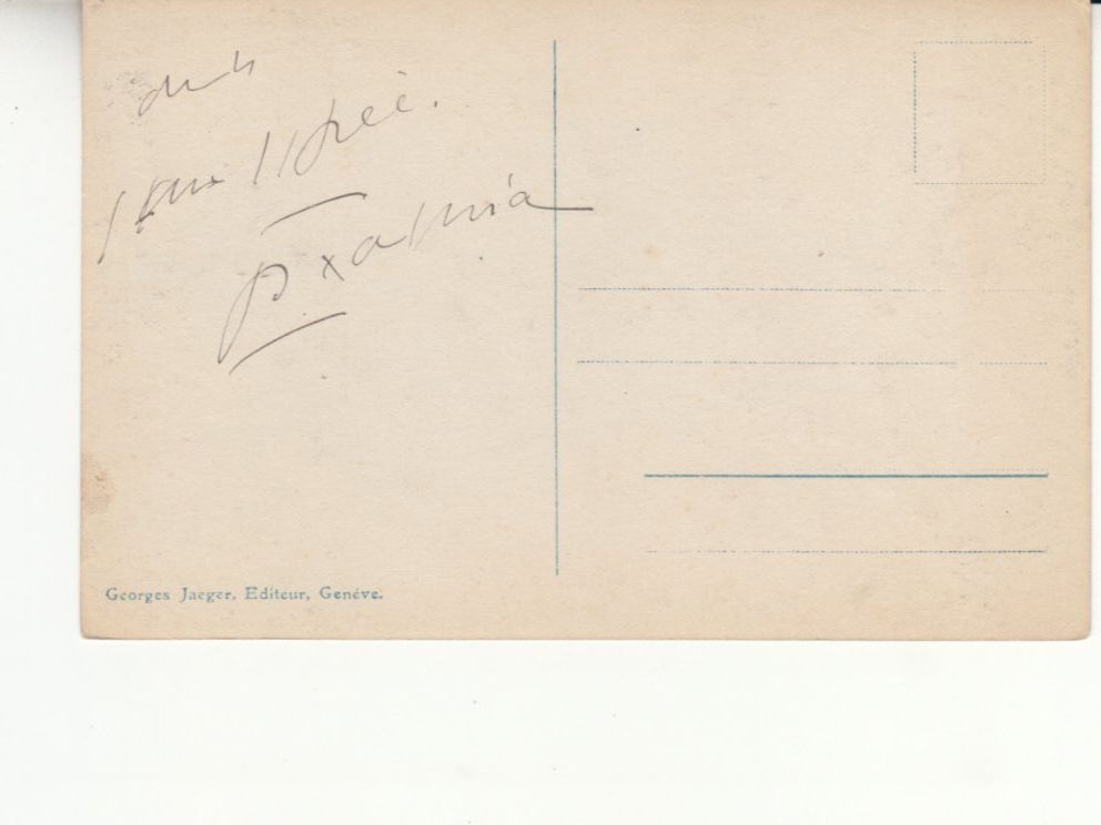 Cartoline postali: Genève ca. 1925 – Usato da Bürglen TG venduto da StampGraf 1