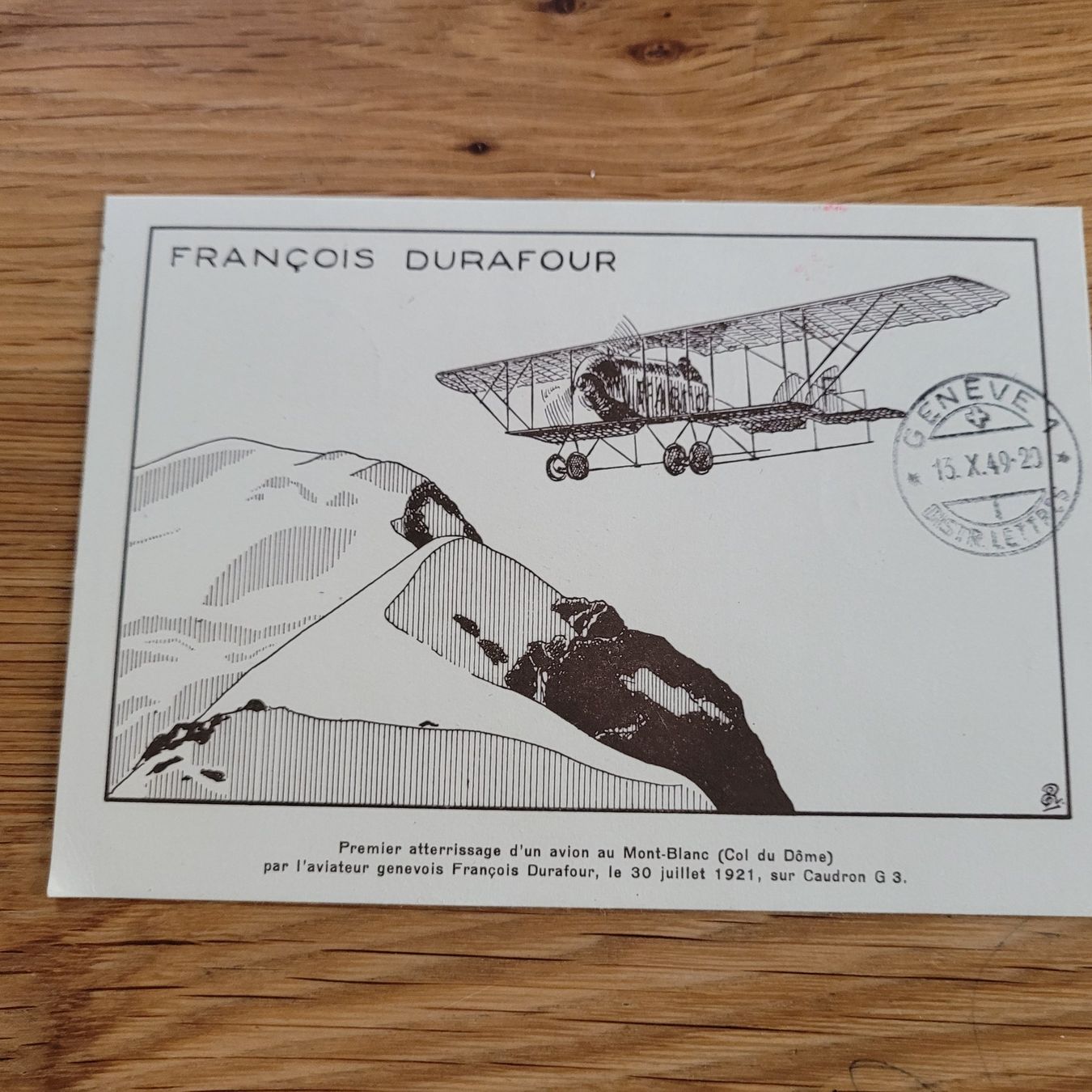 Tutti i francobolli: Luftpost Genève 1949 Foire Annuelle – Usato da Biel/Bienne venduto da Destockweb 3