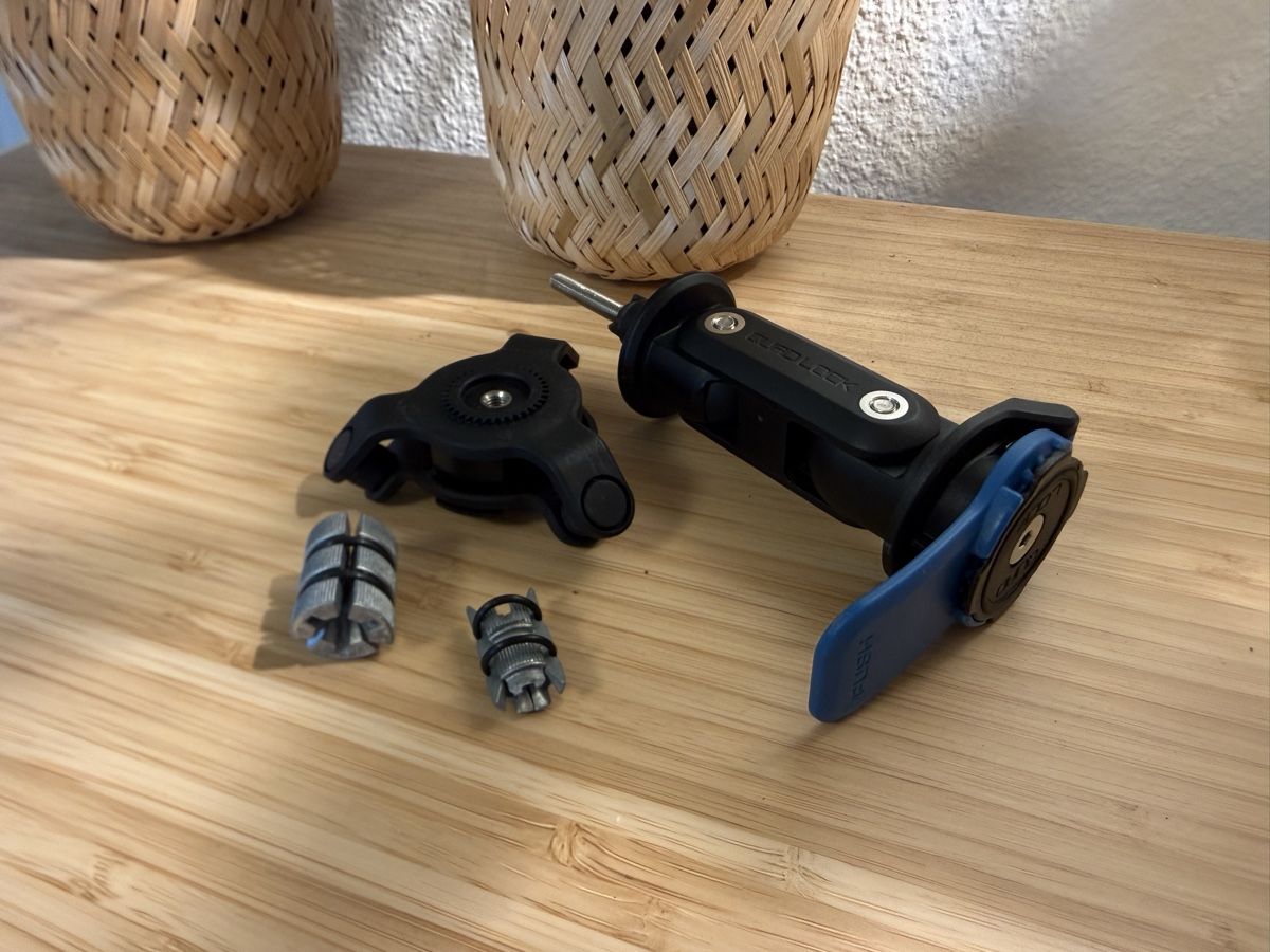 Quad Lock Support: QUADLOCK Motorcycle Fork Stem Mount + Vibration Dampener – D'occasion à Luzern par Jack_flow26 1