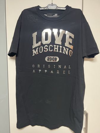 Schwarzes Moschino T-Shirt "Love Moschino" 2008 Gr.38
