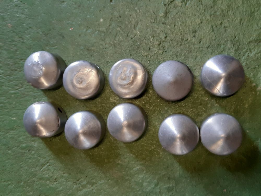6 Dreizack-Speer Zaunaufsätze – Aus Aluminiumlegierung, Schwarz, 2,5 Cm, Wetterbeständig, Für Zaun- Oder Torpfosten