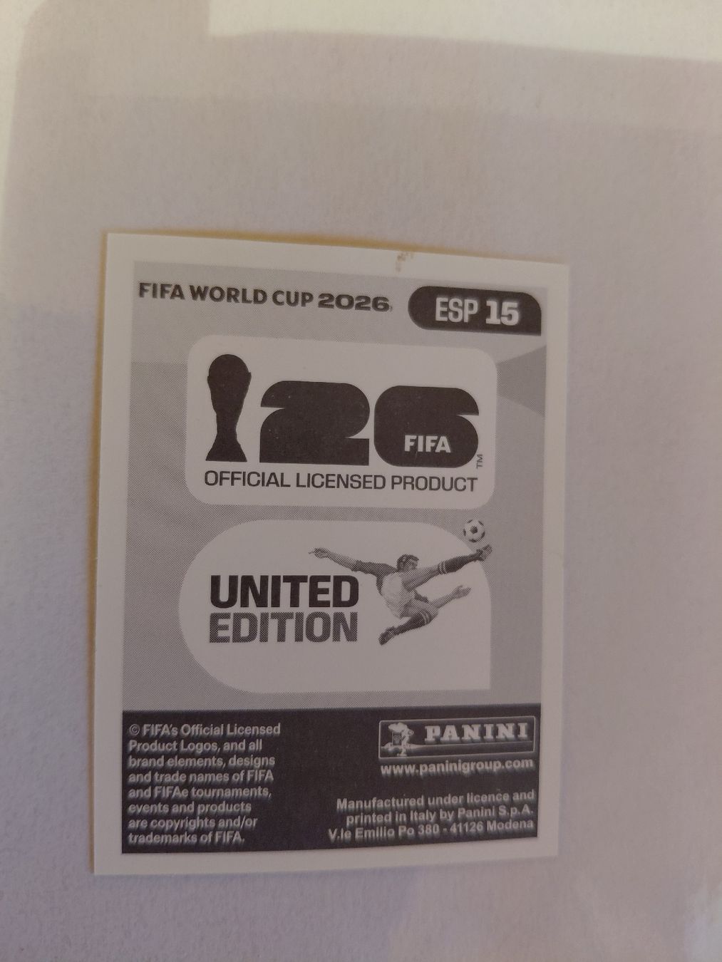 Panini Carte collezionabili: Panini 2026 ESP 15 Yamal – Nuovo (secondo la descrizione) da Ovronnaz venduto da Ma-94-hey 1