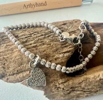 Jack & Co Silber 925  Armband Herz Anhänger Zirkonia funkeln