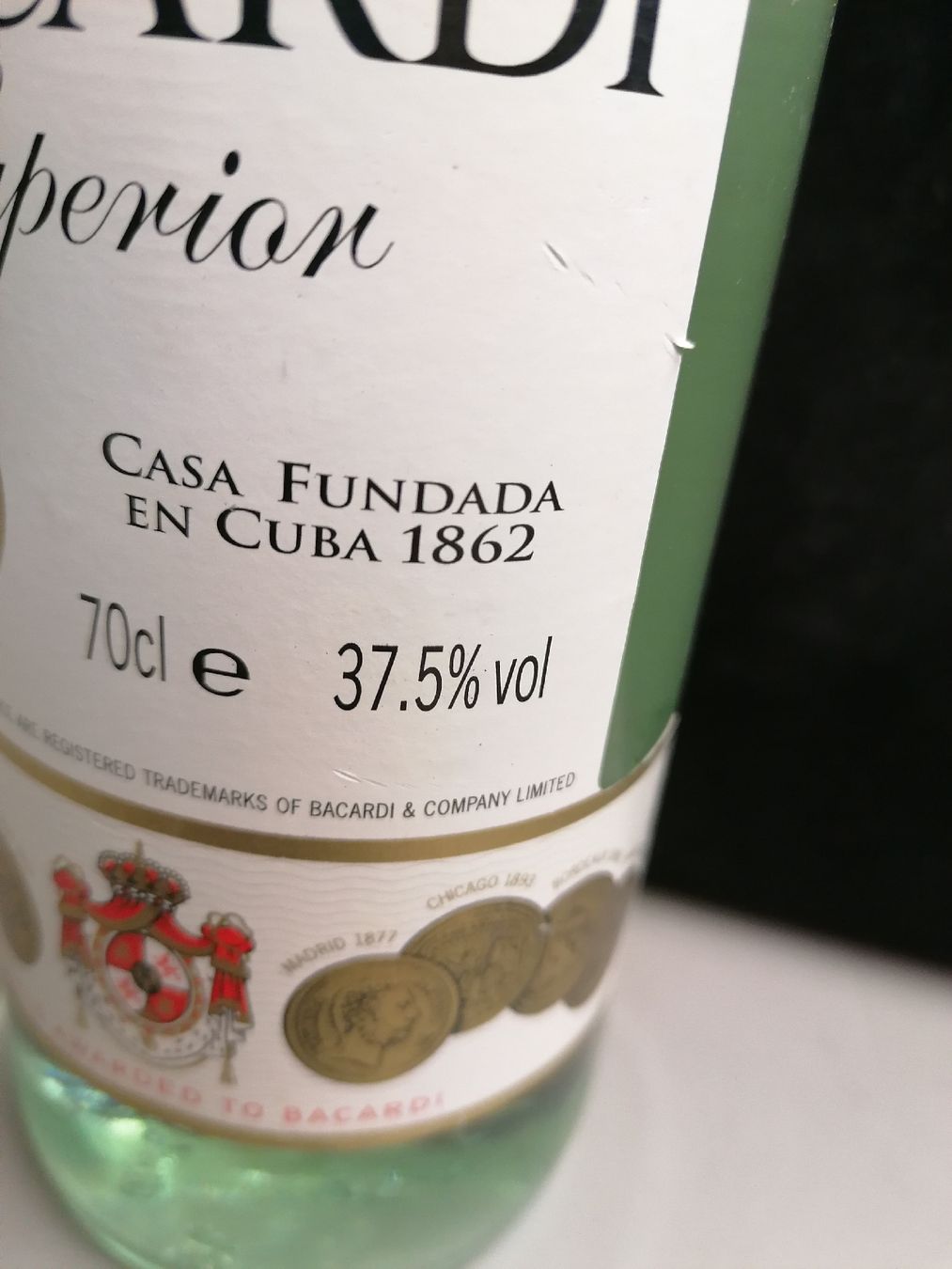 Bevande alcoliche: RON BACARDI SUPERIOR  – Usato da Genève venduto da Leboucheoreilles 3