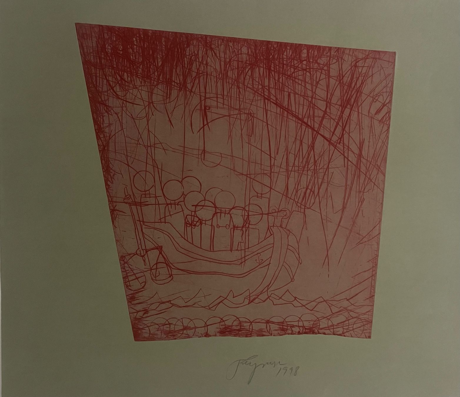 Arts picturaux & lithographies: Felix Droese, handsigniert – D'occasion à Rain par Pic-Ass 1