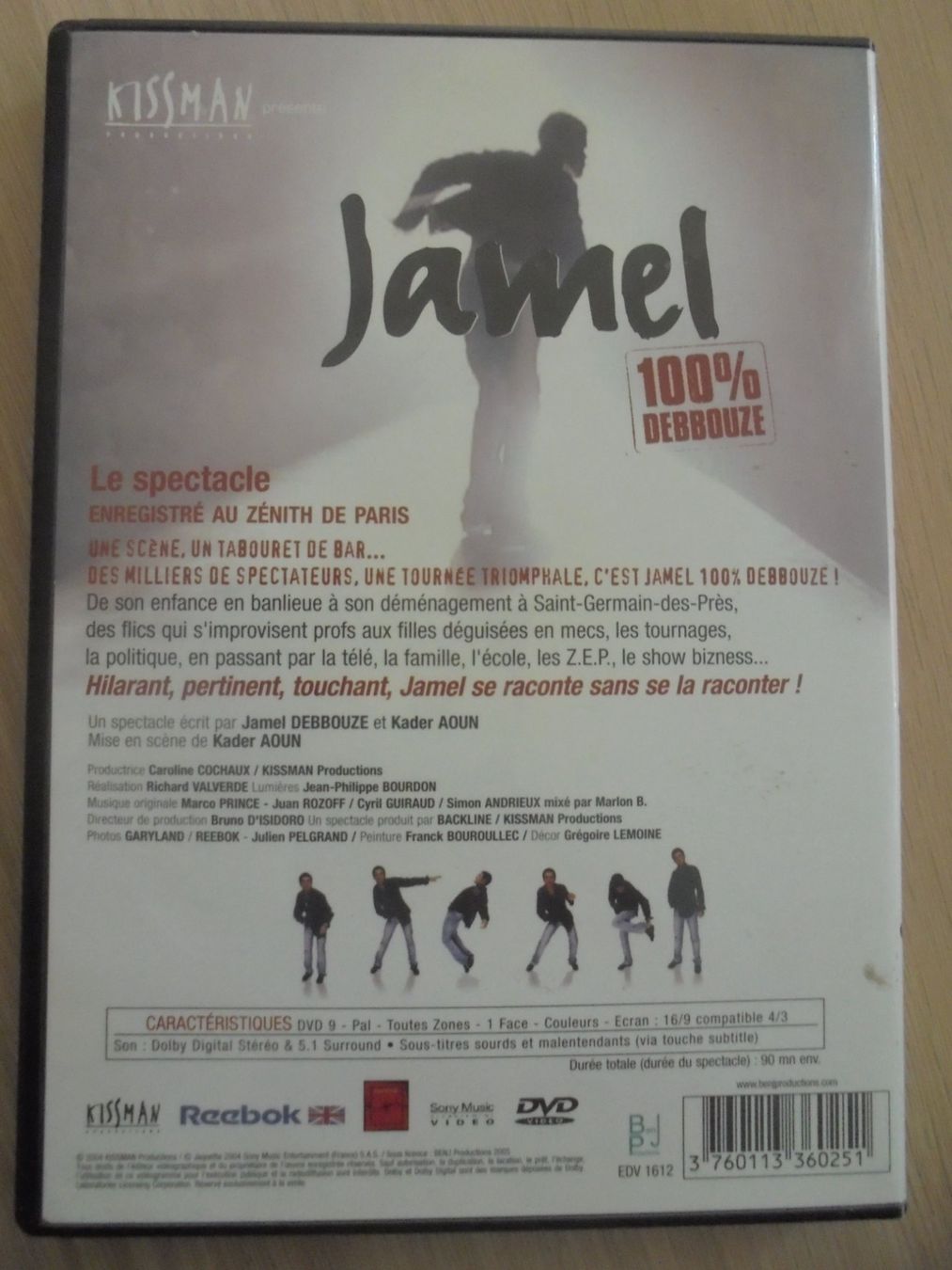 Tutti i DVDs: " Jamel 100 % Debbouze, le spectacle en live " – Usato da Crissier venduto da Promopost 1