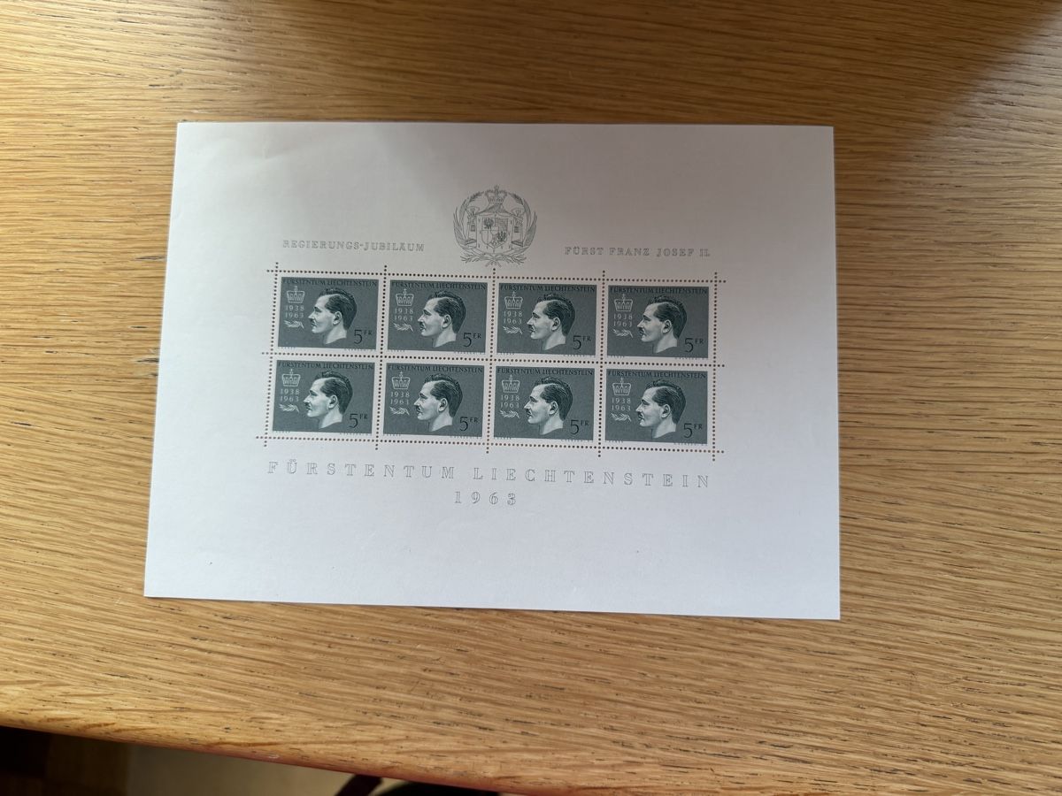 Alle Briefmarken: 11 Kleinbogen Liechtenstein  – Neu (gemäss Beschreibung) aus Murgenthal von Tina_4055 1