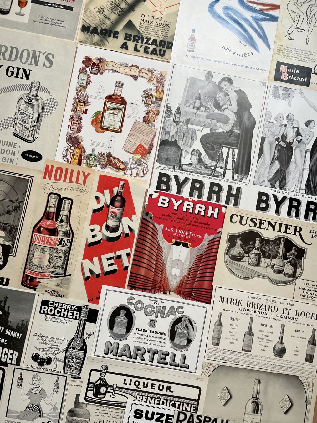 Grafica & Litografie: Apéritifs, Cognac, Vin - 30 alte Werbungen / Publicités – Usato da Savagnier venduto da Ne2065