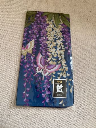 Japanisches Furoshiki Foulard/Einstecktuch Feinste Baumwolle