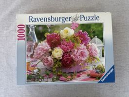Ravensburger Puzzle 1000 Teile Blumenkorb guter Zustand