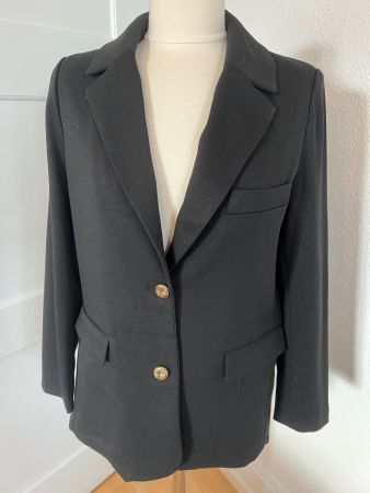 MUSY MUSE Blazer, 42% Wolle, in Gr. M, Schwarz, NEU