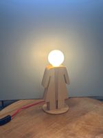 MY-IGOR Tischlampe aus Holz – Designlampe