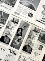 Flugzeuge / Aviation - 20 Alte Werbungen / Réclames 1947/52