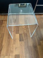 Acryl Plexiglas Beistelltisch Vintage