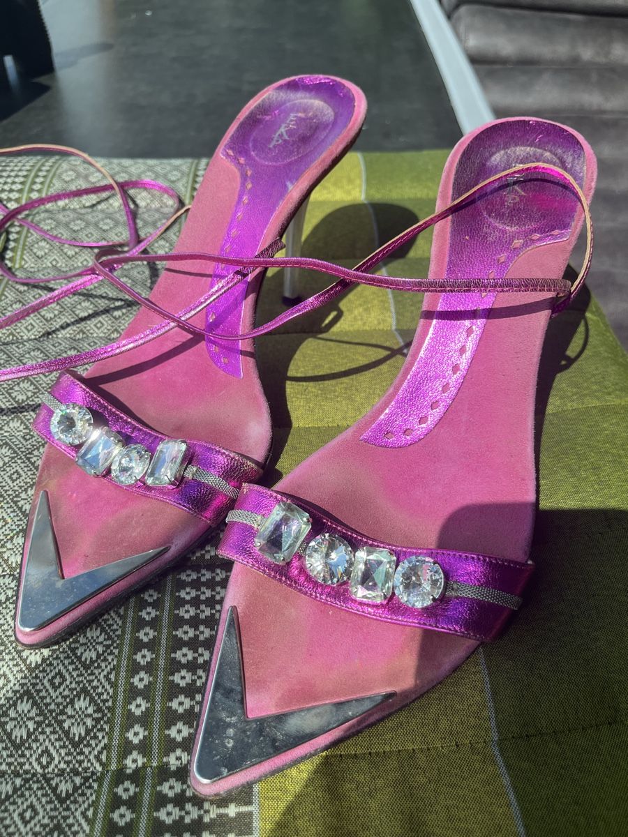Scarpe per ragazze: Pink High Heels mit Strass, Grösse 39 – Usato da Oberengstringen venduto da Baby_Fashion 6
