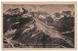 Hotel Rothorn-Kulm, Brienz-Rothorn-Bahn, Leporello-Karte