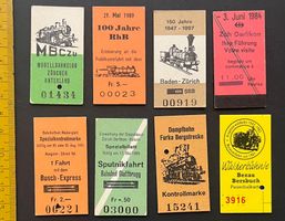 Lot 8 Bahnbillette Spezialanlässe oder Jubiläum/ Edmontsche