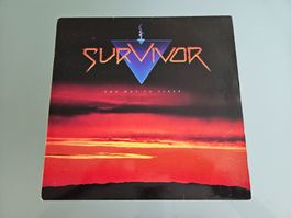 Survivor Too Hot To Sleep LP Vinyl Hard Rock 1988