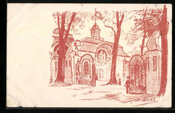 Cartoline postali: Bern, Schweiz. Landesausstellung 1914, E – Usato da Berlin venduto da bartko-reher