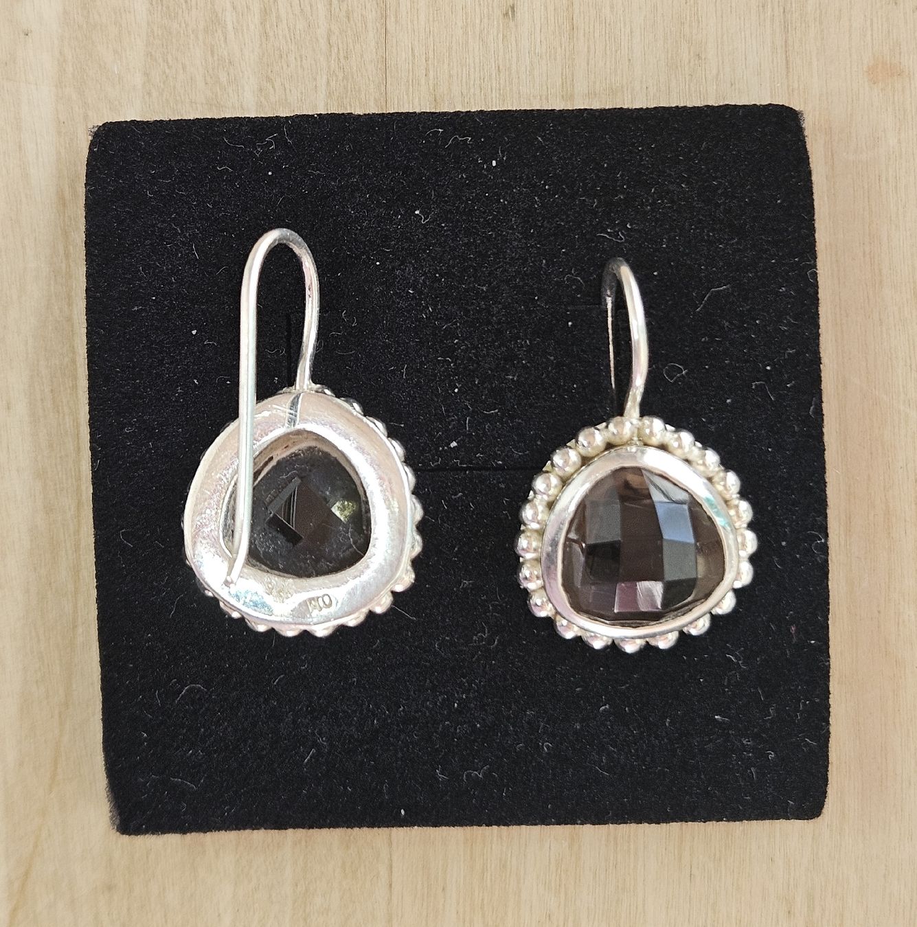 Orecchini pendenti & Orecchini a lobo: Ohrhänger aus Silber mit Rauchquarz – Usato da Effretikon venduto da Shopmycloset8 1