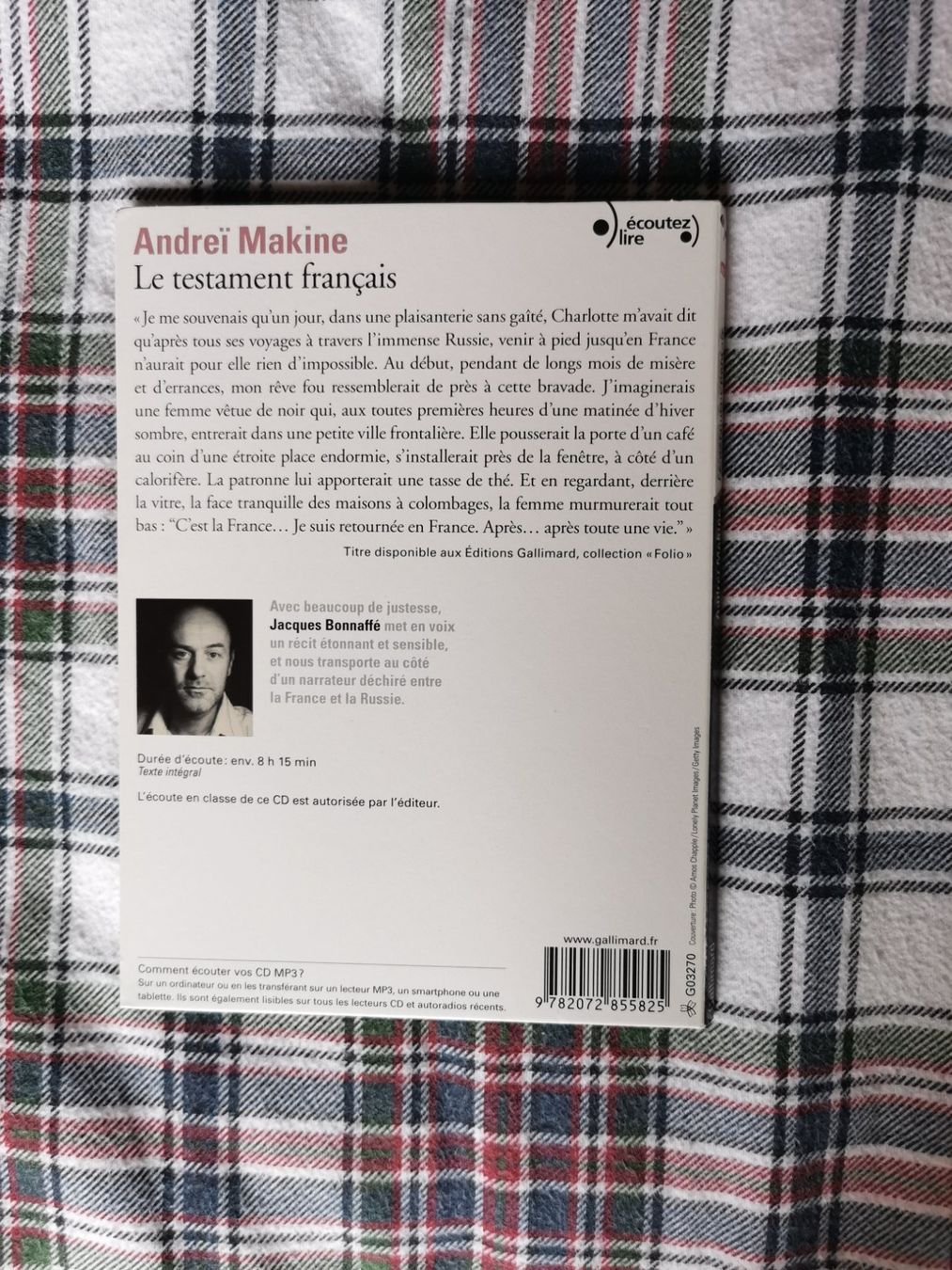 Hörbücher: Audiobook - Le testament français - Andreï Makine – Gebraucht aus Veytaux von lelivreouvert 2