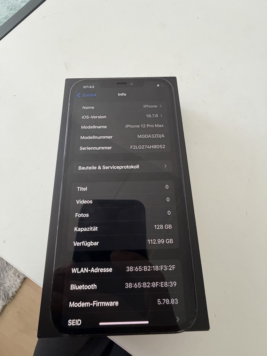 Apple Telefoni cellulari / Smartphones: iPhone 12 Pro Max - 128GB - Voll funktionsfähig – Usato da Zürich venduto da gho_6zlg 1