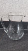 Wasserkrug aus Glas transparent guter Zustand 