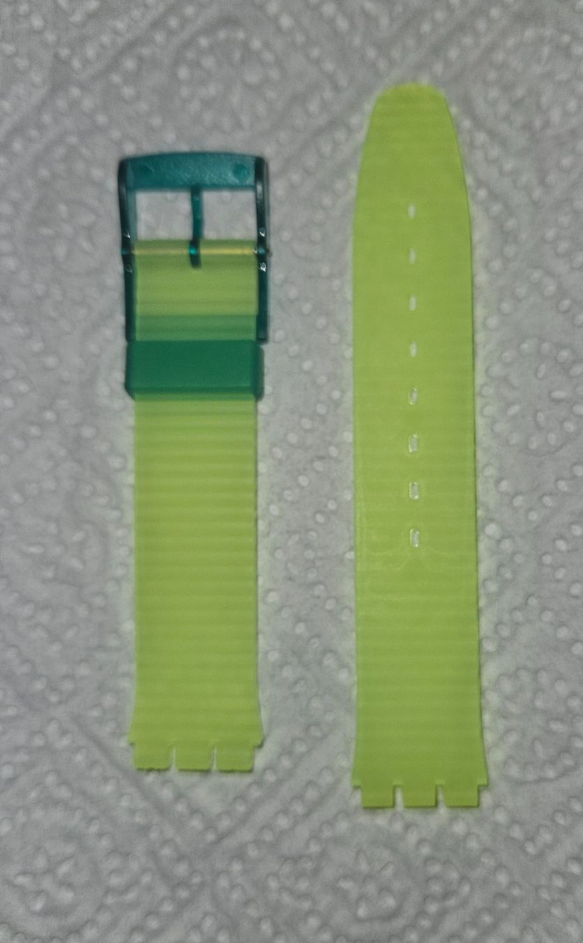 Swatch Orologi: Swatch Bracelet Fluo Jaune Prototype de 1989 !!!! – Nuovo (secondo la descrizione) da Genève venduto da Icg146 1