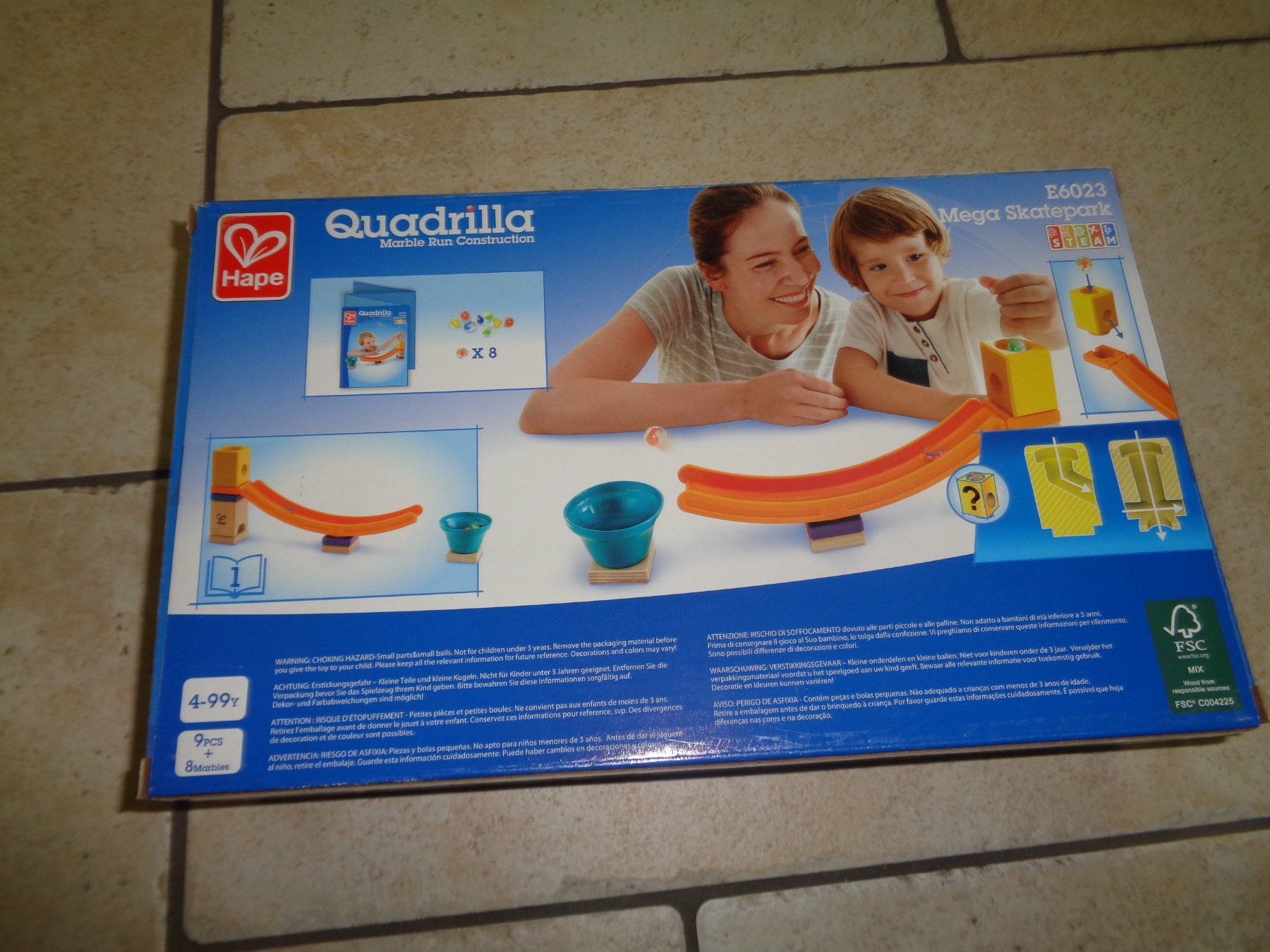 Quadrilla Spielzeuge: Quadrilla  Murmelspiel – Neu (gemäss Beschreibung) aus Kreuzlingen von Robi-2003 1