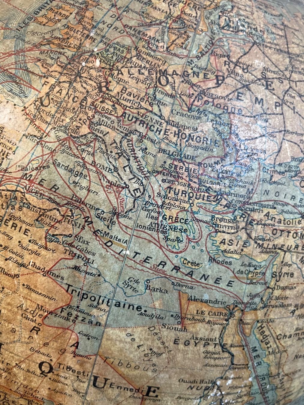 Altro in Decorazioni & Accessori: Globe terrestre J. Forest Paris, 1910-1915 – Usato da Le Landeron venduto da CharlieGilbert 8