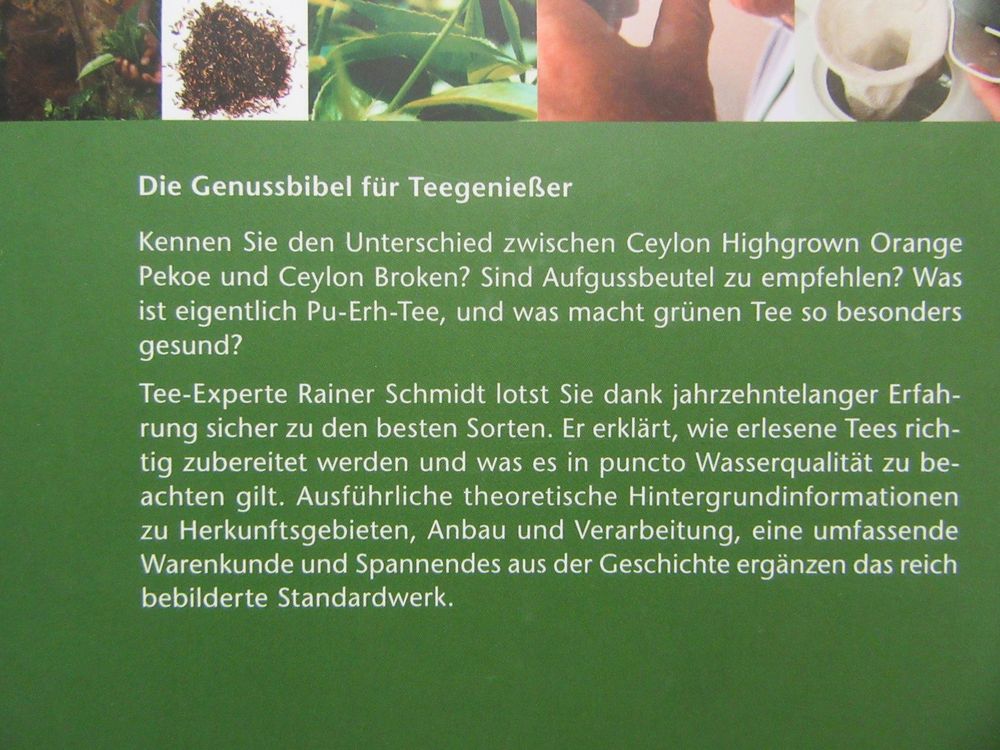 Das Teebuch für Anfänger, Profis und Freaks | Kaufen auf Ricardo