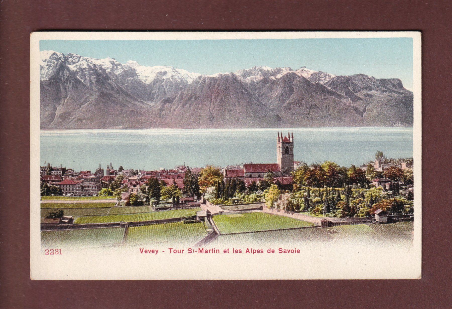 Cartoline postali: VEVEY - Tour St. Martin – Usato da Pully venduto da nicecards-shop