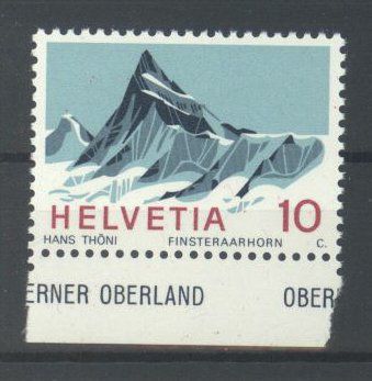 Tutti i francobolli: 1966, Sondermarke Schweizer Alpen ** – Usato da Willisau venduto da Vollstempel